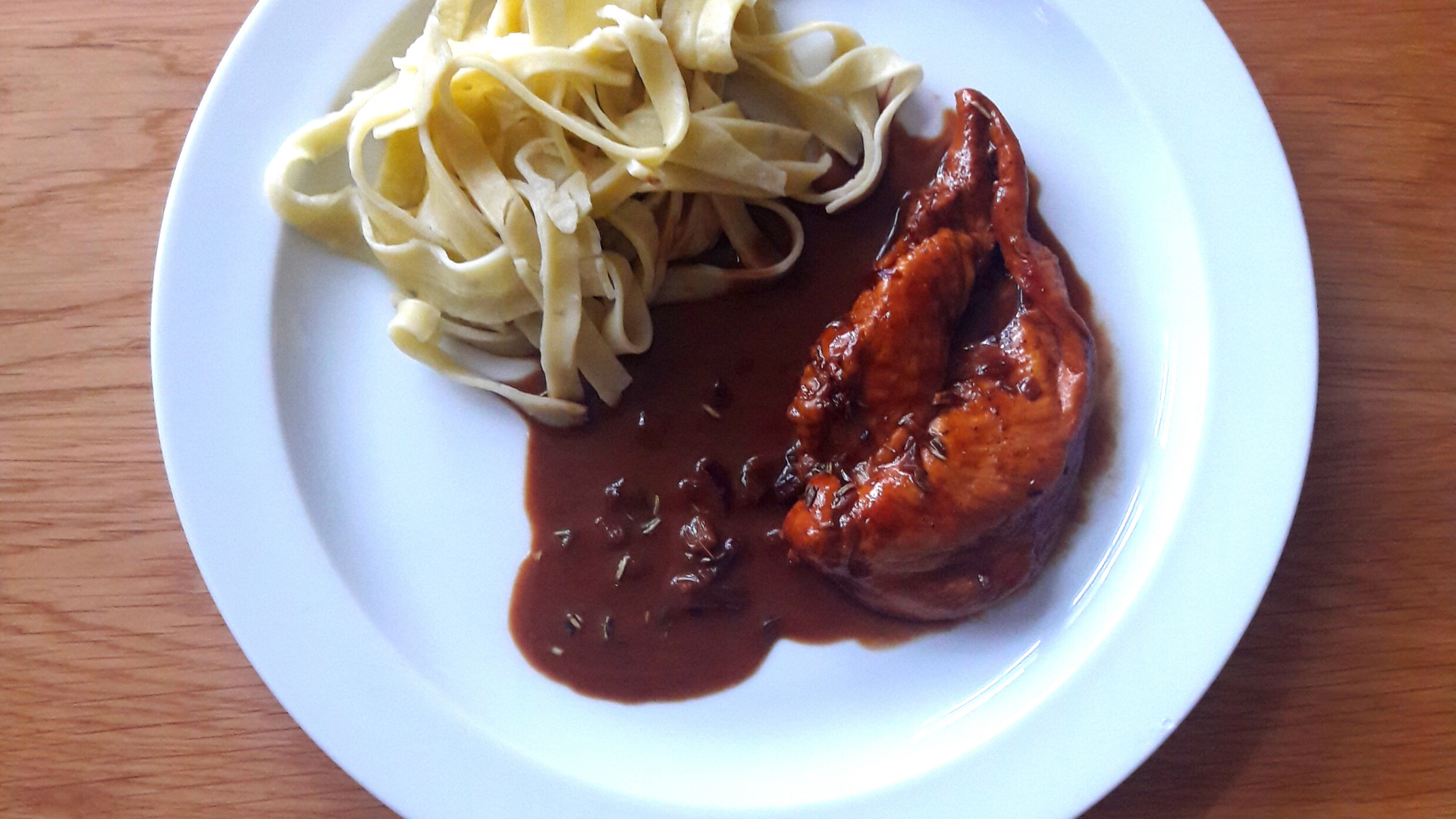 Huhn in Balsamico-Sauce